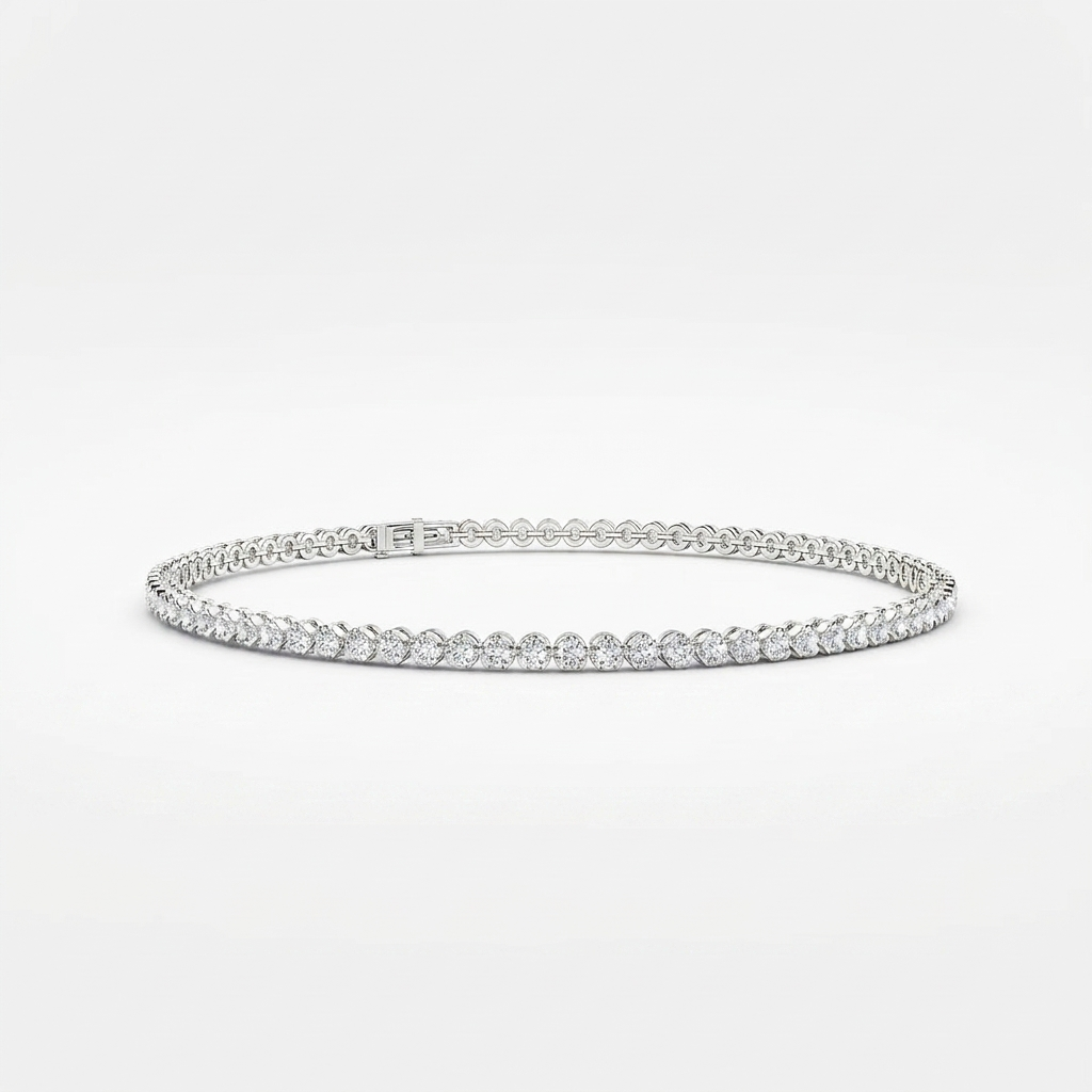 The Lumera 1 CT Natural Diamond Tennis Bracelet in 10K Yellow Gold