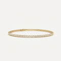 The Lumera 1 CT Natural Diamond Tennis Bracelet in 10K Yellow Gold