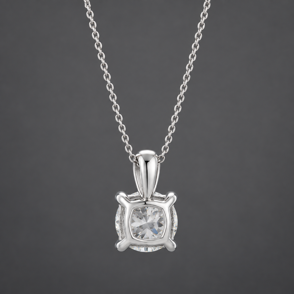 The Solenne 0.50 CT Round Lab-Grown Diamond Solitaire Pendant