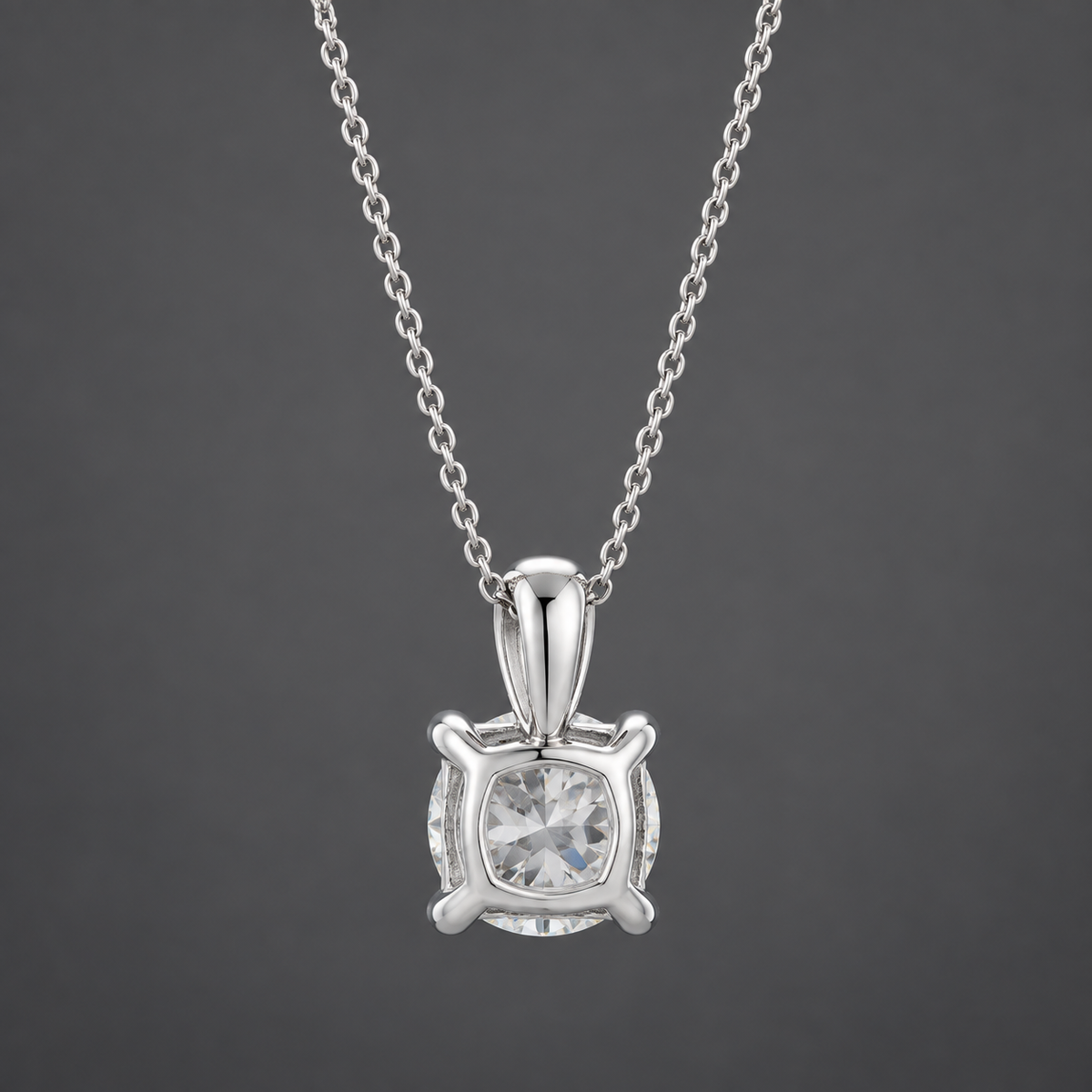 The Solenne 0.50 CT Round Lab-Grown Diamond Solitaire Pendant