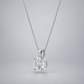 The Solenne 0.50 CT Round Lab-Grown Diamond Solitaire Pendant