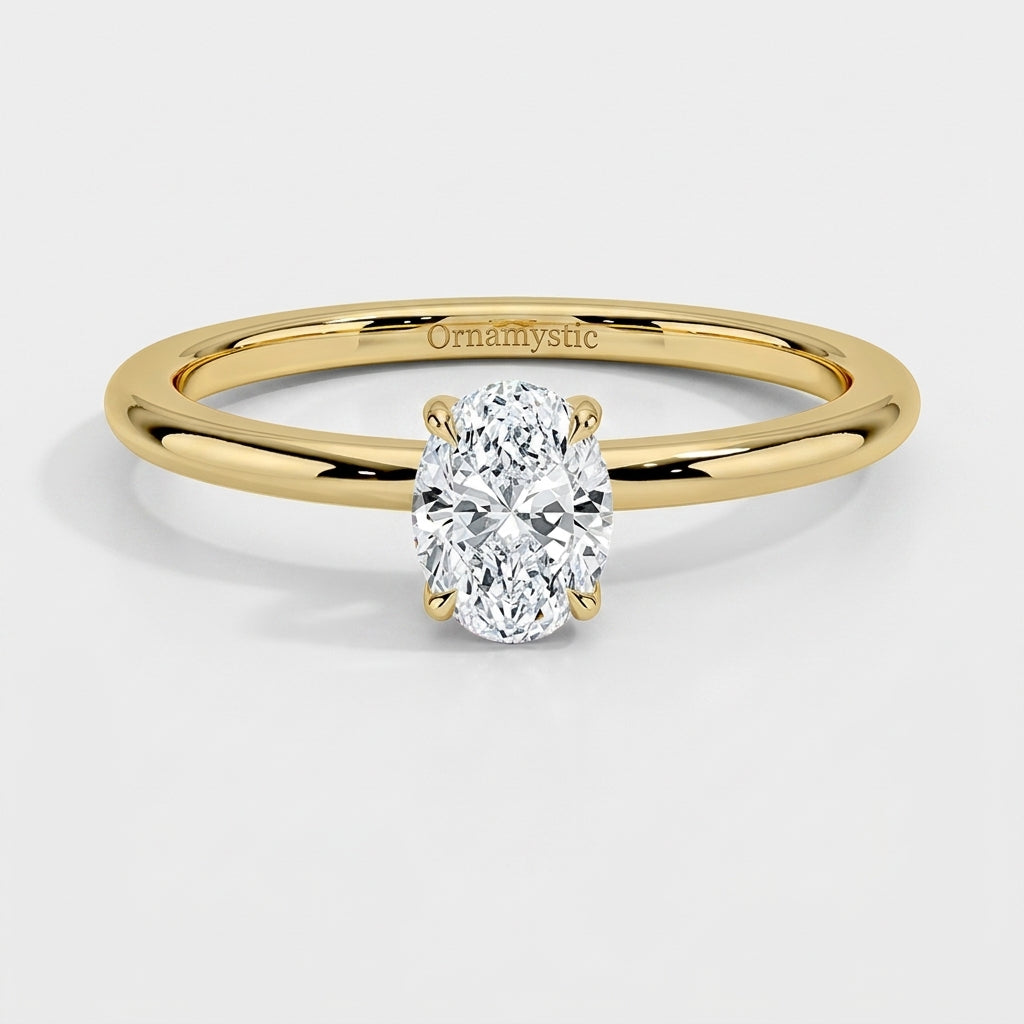The Aurelia Oval Lab-Grown Diamond Ring