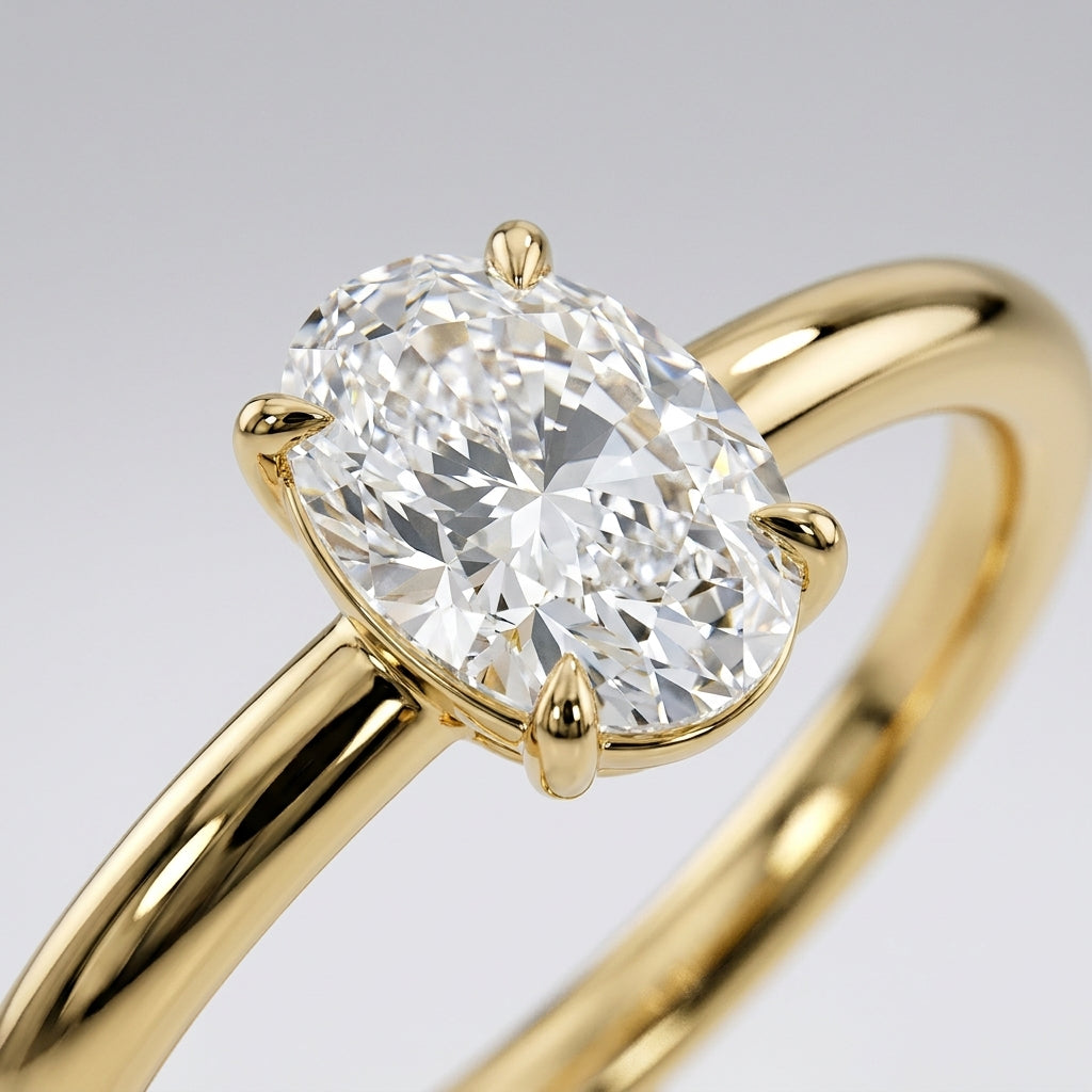 The Aurelia Oval Lab-Grown Diamond Ring