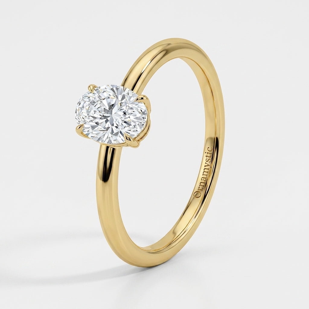 The Aurelia Oval Lab-Grown Diamond Ring