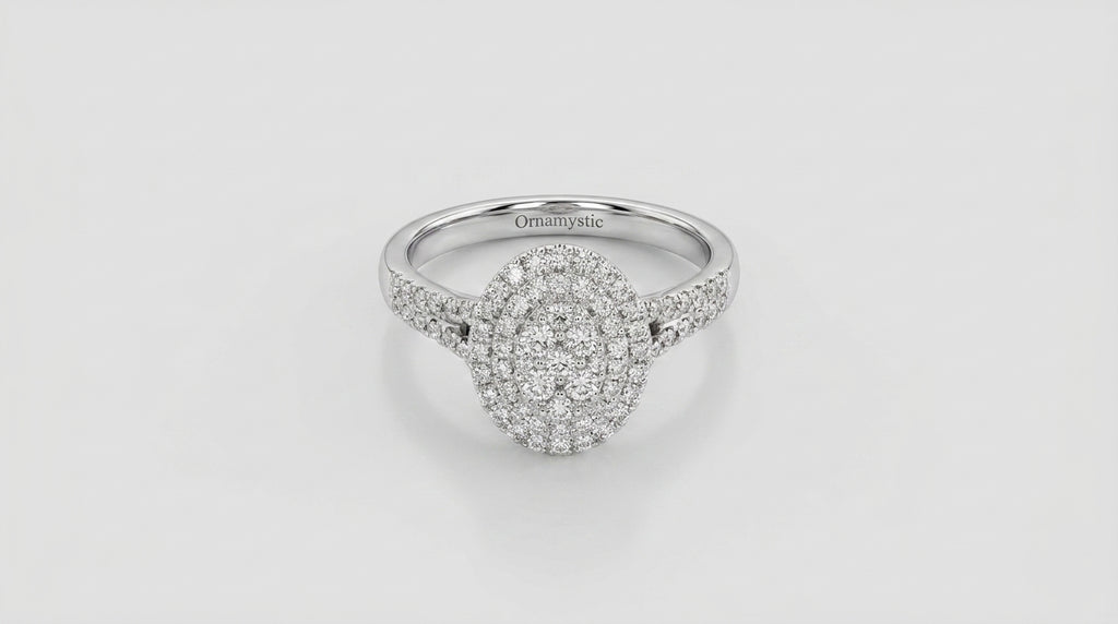 Celestia 0.65 CTW Lab-Grown Diamond Double Halo Cluster Ring