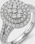 Celestia 0.65 CTW Lab-Grown Diamond Double Halo Cluster Ring