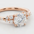 Scatter Diamond Shoulder Ring