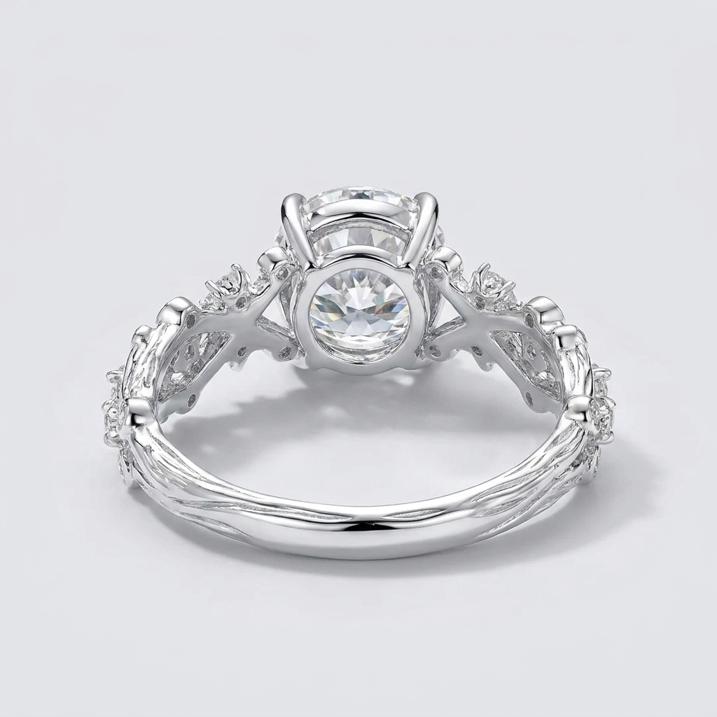 Blossom 2 CTW Lab-Grown Diamond Floral Engagement Ring