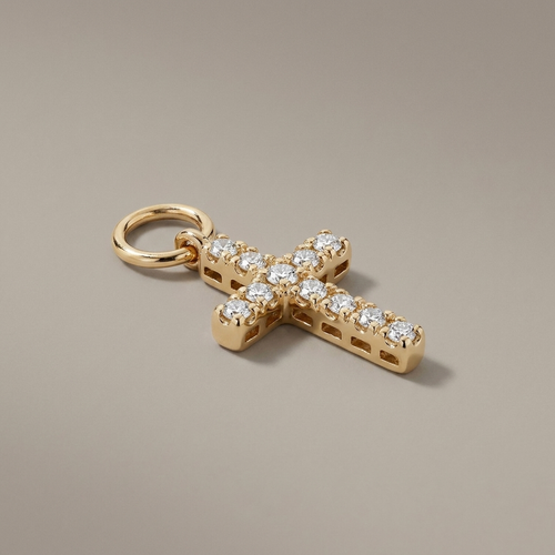 0.04 CTW Lab-Grown Diamond Round Earrings - Earrings - Side View view